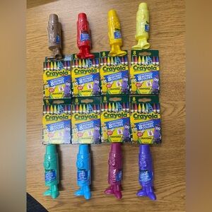 Crayola crayons and sharpeners lot